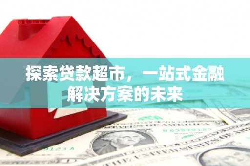 民丰探索贷款超市，一站式金融解决方案的未来