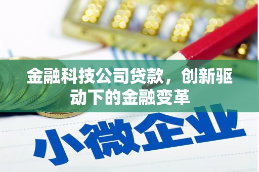 民丰金融科技公司贷款，创新驱动下的金融变革