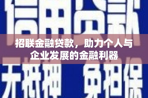民丰招联金融贷款，助力个人与企业发展的金融利器
