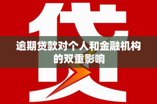 民丰逾期贷款对个人和金融机构的双重影响