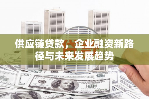 民丰供应链贷款，企业融资新路径与未来发展趋势