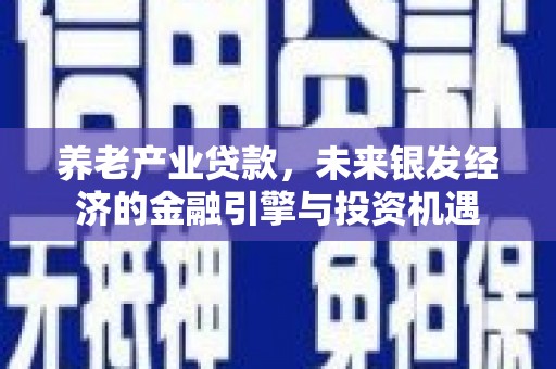 民丰养老产业贷款，未来银发经济的金融引擎与投资机遇