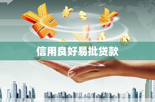 民丰信用良好易批贷款