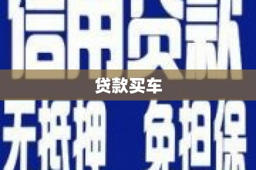 民丰贷款买车