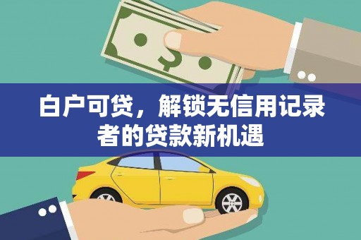 民丰白户可贷，解锁无信用记录者的贷款新机遇