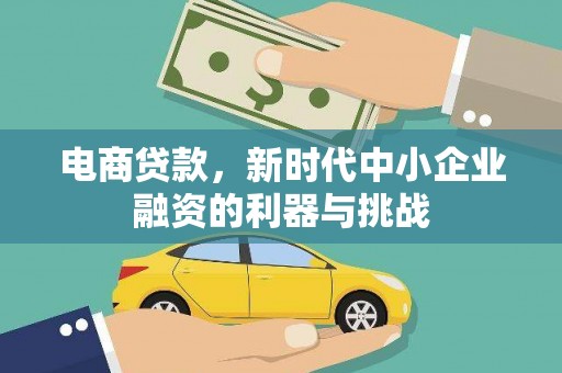 民丰电商贷款，新时代中小企业融资的利器与挑战