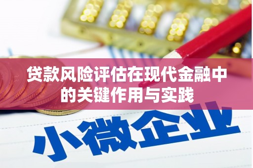 民丰贷款风险评估在现代金融中的关键作用与实践