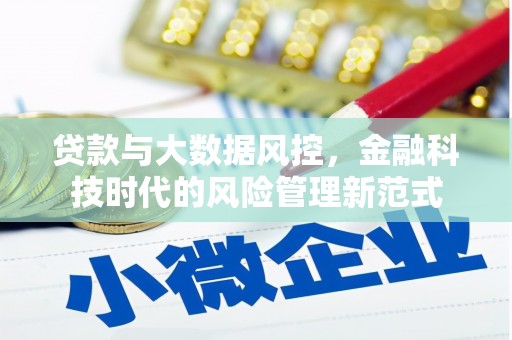 民丰贷款与大数据风控，金融科技时代的风险管理新范式