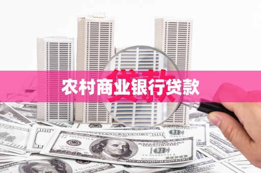 民丰农村商业银行贷款