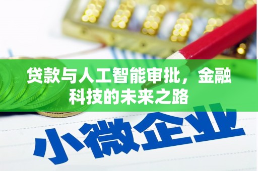 民丰贷款与人工智能审批，金融科技的未来之路