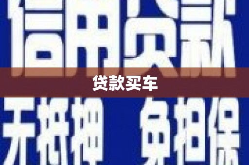 民丰贷款买车