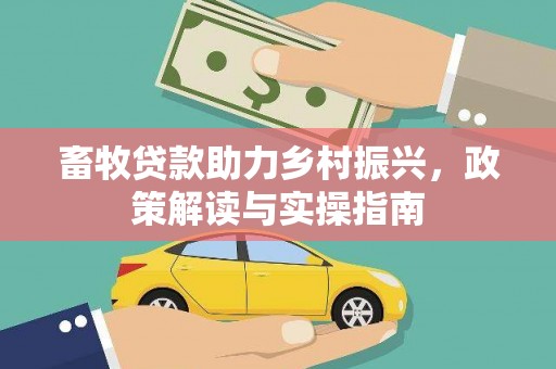 民丰畜牧贷款助力乡村振兴，政策解读与实操指南