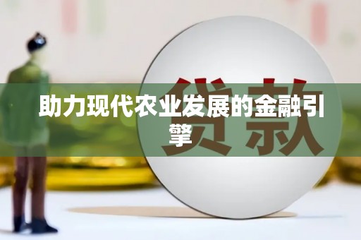 民丰助力现代农业发展的金融引擎