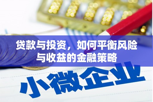 民丰贷款与投资，如何平衡风险与收益的金融策略
