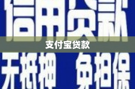 民丰支付宝贷款