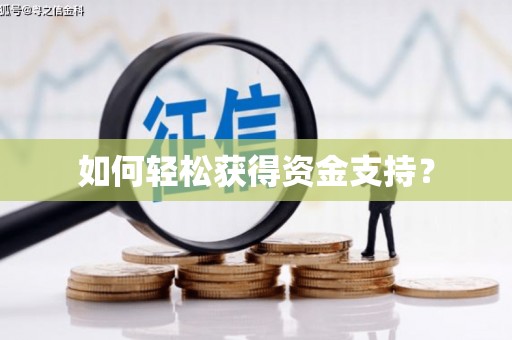 民丰如何轻松获得资金支持？