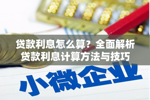 民丰贷款利息怎么算？全面解析贷款利息计算方法与技巧